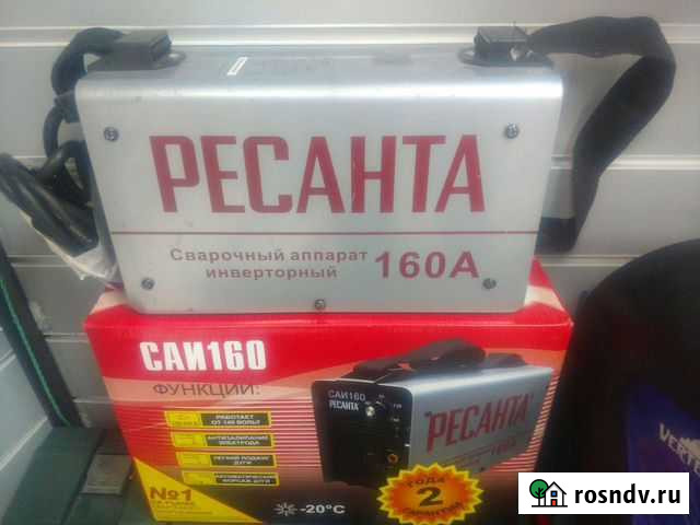 Инвертор сварочный 16A Ресанта 160А Подольск - изображение 1