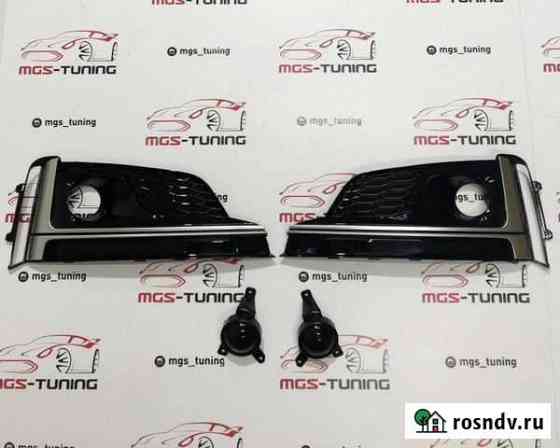 Вставки в бампер стиль S5 Black Audi A5 2016-2019 Ростов-на-Дону