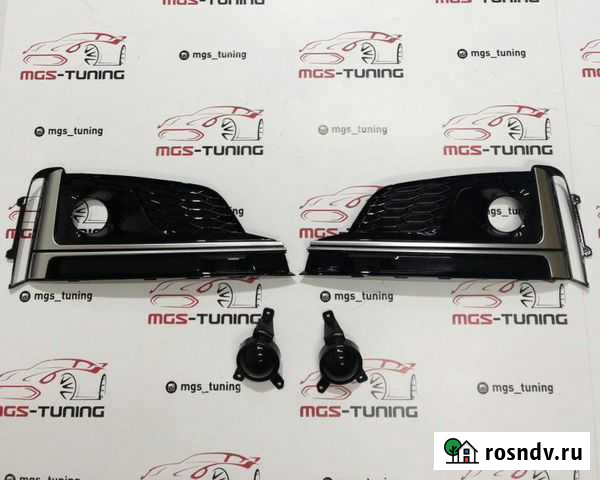 Вставки в бампер стиль S5 Black Audi A5 2016-2019 Ростов-на-Дону - изображение 1