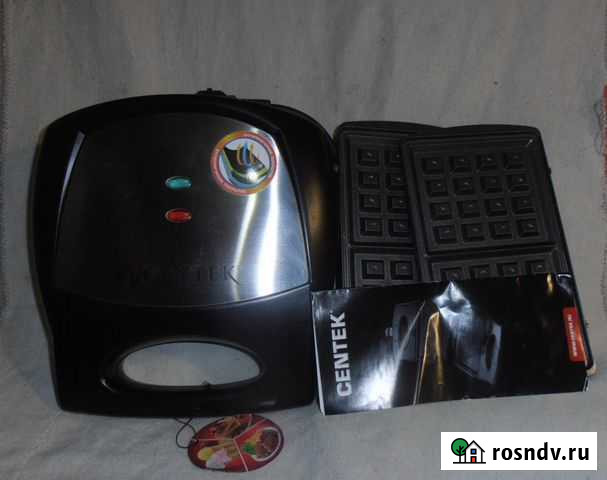 Вафельница Centek CT-1450 серый Новоалтайск - изображение 1