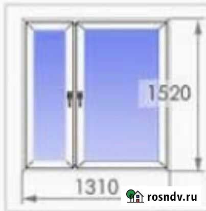 Пластиковое окно 1310х1520 под заказ Сургут - изображение 1