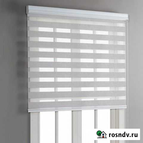 Рулонные шторы зебра (арт. R-0585) Энгельс - изображение 1