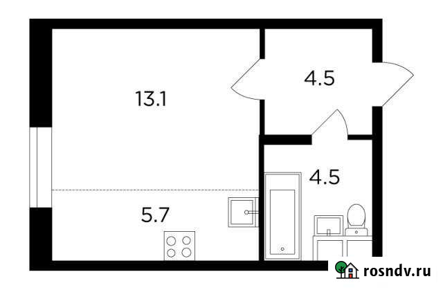 Квартира-студия, 27 м², 10/22 эт. на продажу в Московском Московской области Московский - изображение 1