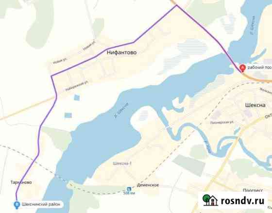 Участок СНТ, ДНП 32 сот. на продажу в Шексне Шексна