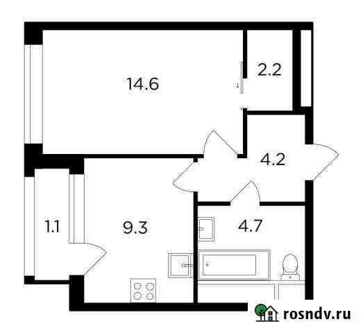 1-комнатная квартира, 36 м², 8/22 эт. на продажу в Московском Московской области Московский