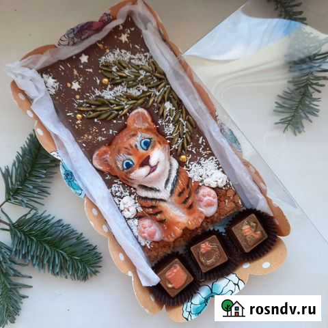 Шоколад новогодний ручной работы Ангарск - изображение 1