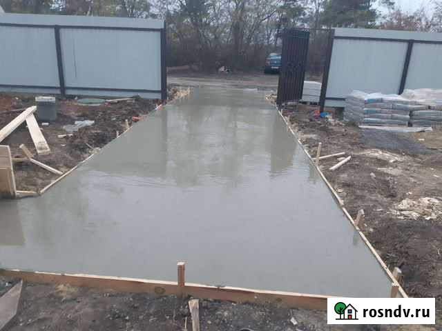 Бетонные полы, заезды,дорожки,крыльца, ступени Дубовое - изображение 1