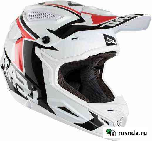 Мотокроссовый шлем Leatt GPX 4.5 V20 Бело-красный Котельники