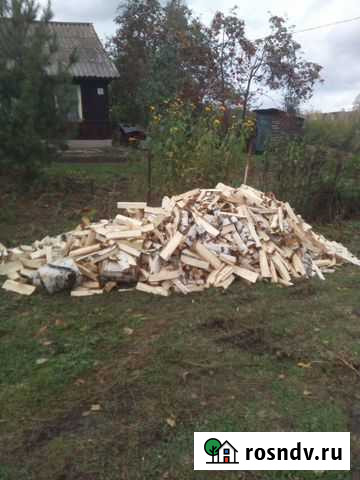 Дрова, береза, осина, колотые, чурками Мыски - изображение 1