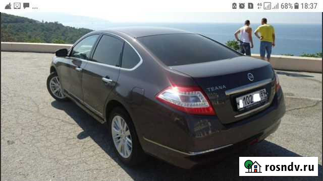Услуга аренды авто Ниссан Теана с водителем Томск - изображение 1
