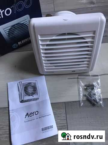 Электрический вентилятор Aero100 blauberg Омск - изображение 1