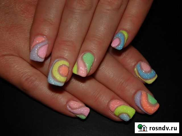 Наращивание ногтей,Укрепление,Гель-лак Красноярск - изображение 1