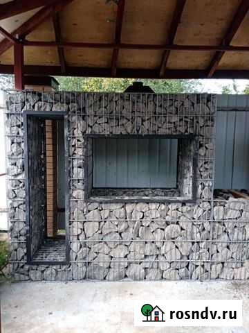 Габионы, сварная оцинкованная сетка для забора Элиста - изображение 1