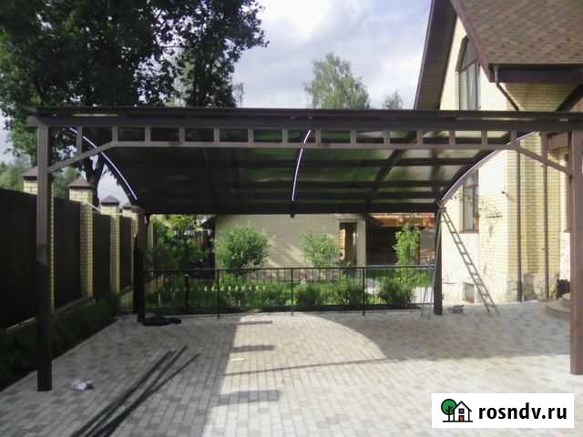 Навесы из поликарбоната Казань - изображение 1