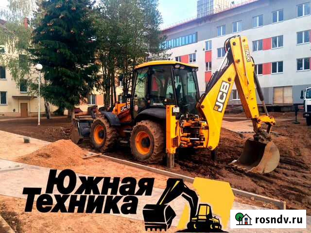 Услуги экскаватора-погрузчика JCB Натухаевская - изображение 1
