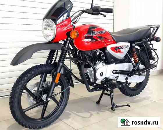 Мотоцикл bajaj Boxer150X UG на злой резине Екатеринбург