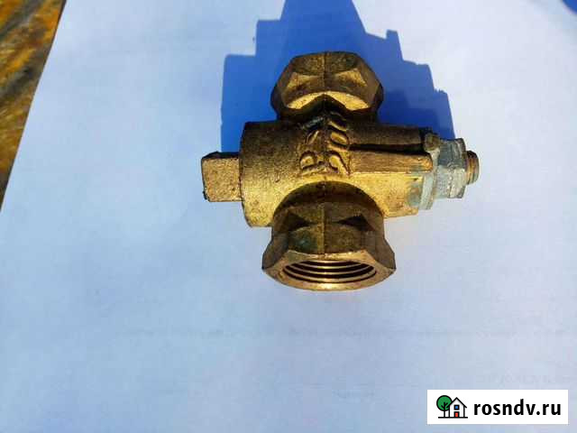 Кран газовый бронзовый пробковый 3/4 (20мм) Брянск - изображение 1