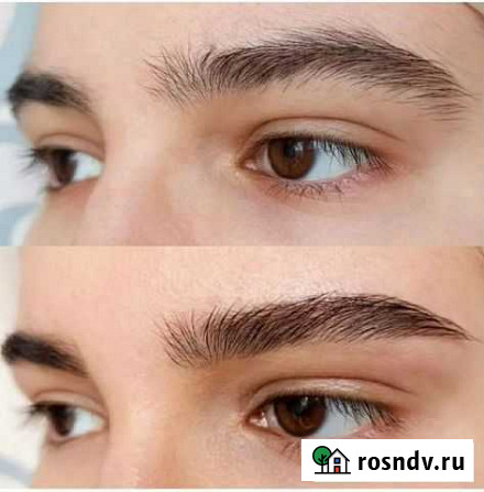 Коррекция и окрашивание бровей ниткой Люберцы - изображение 1