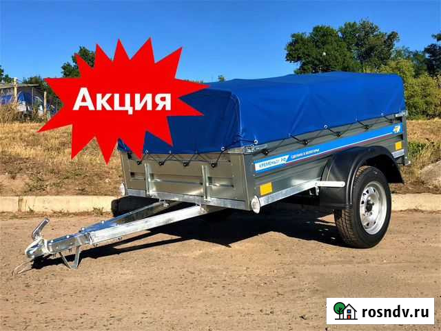 Прицеп оцинкованный 2х1,3х0,3 м Белгород - изображение 1