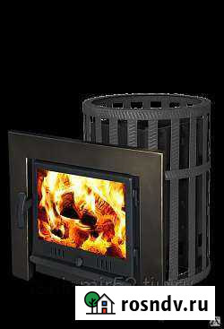 Печь в баню Флагман 24 (сетчатый кожух) Губкин - изображение 1