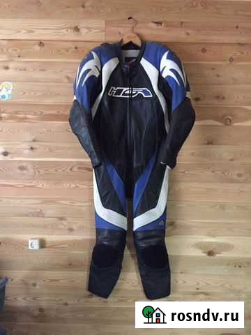 Мотокомбинезон HJR, 50, кожа Иркутск - изображение 1