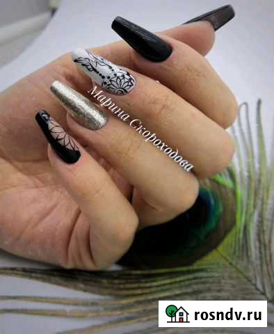 Маникюр,наращивание ногтей, покрытие гель лаком Россошь - изображение 1