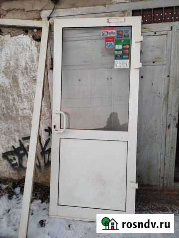 Дверь алюминиевая со стеклом Чайковский - изображение 1