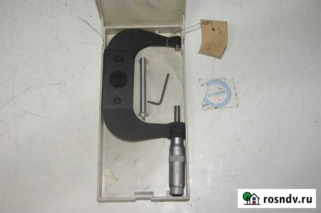 Микрометр мк 75-100 СССР Строитель - изображение 1