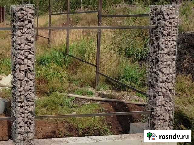 Габионы, сварная оцинкованная сетка для забора Великий Устюг - изображение 1