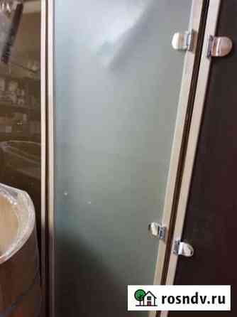 Дверь стеклянная DoorWood 80*200 для бани Губкин