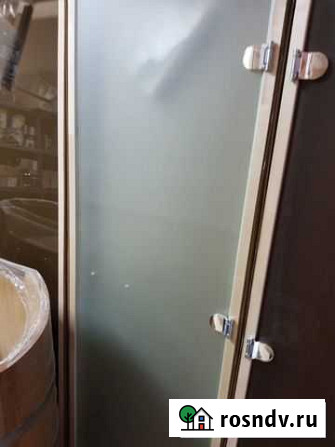 Дверь стеклянная DoorWood 80*200 для бани Губкин - изображение 1