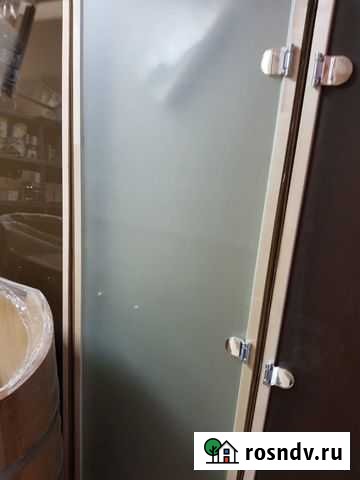 Дверь стеклянная DoorWood 80*200 для бани Губкин - изображение 1