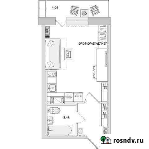 Квартира-студия, 28 м², 11/17 эт. на продажу в Санкт-Петербурге Санкт-Петербург