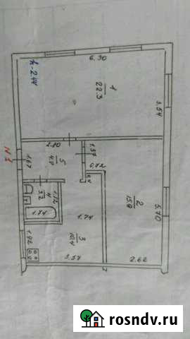 Дом 57 м² на участке 10 сот. на продажу в Осиново Осиново - изображение 1