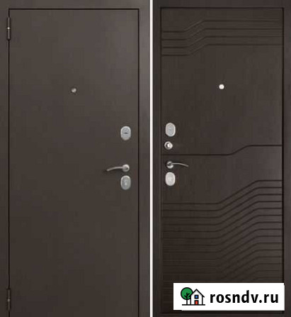 Дверь входная Форт-Волга 01Ф черный муар / венге Ханты-Мансийск - изображение 1
