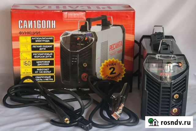 Сварочный инвертор Ресанта саи 160 пн Аксай - изображение 1