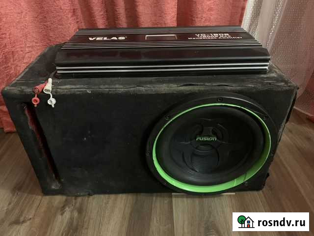 Сабвуфер fusion pp-sw12e усилитель velas vc-1906 Кострома - изображение 1