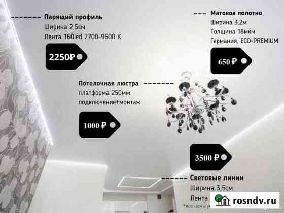 Натяжные потолки Мурино