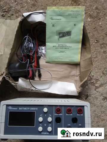 Ваттметр цифровой см3010-232 Севастополь - изображение 1