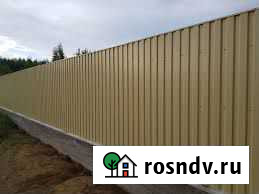 Забор из профнастила Колывань - изображение 1