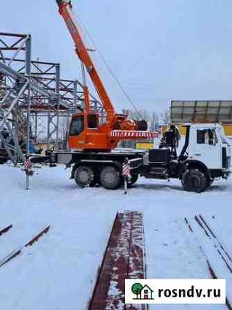 Автокран аренда услуги 25т 28 м Липецк
