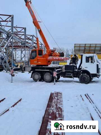 Автокран аренда услуги 25т 28 м Липецк - изображение 1