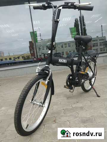 Электровелосипед Sigma 500 Вт складной Уфа - изображение 1