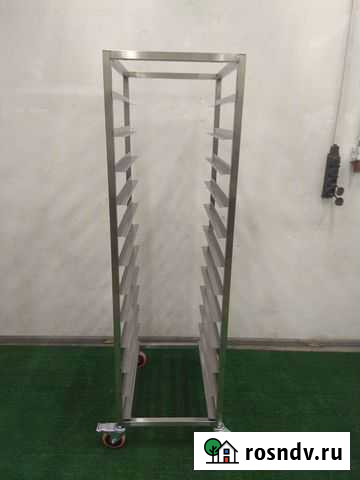 Тележка-шпилька тшп-12 для противней 600х400, нерж Брянск - изображение 1