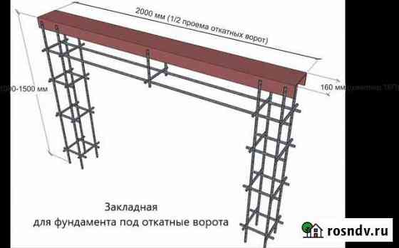 Закладная для откатных ворот Калининград