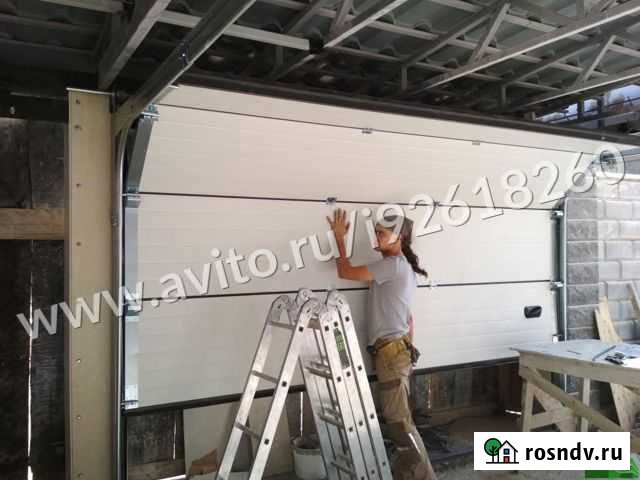 Гаражные Секционные ворота Токсово - изображение 1