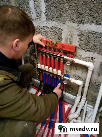 Монтаж отопления,монтаж тёплого пола,сантехник Новосибирск - изображение 1