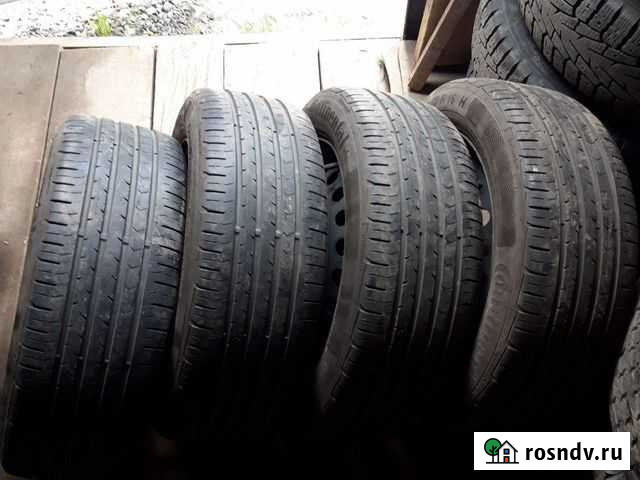 Континенталь 205.55.16 на Фокус 2 3 почти новые Екатеринбург - изображение 1