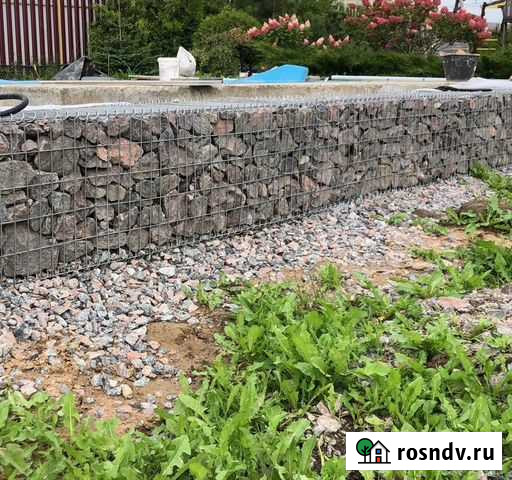Габионы, сварная оцинкованная сетка для забора Североморск - изображение 1