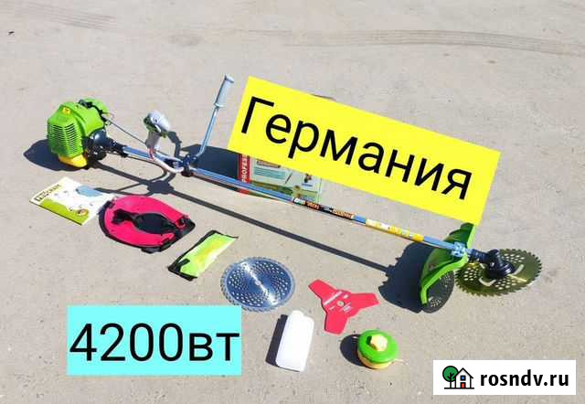 Бензиновая коса. 4200вт Липецк - изображение 1